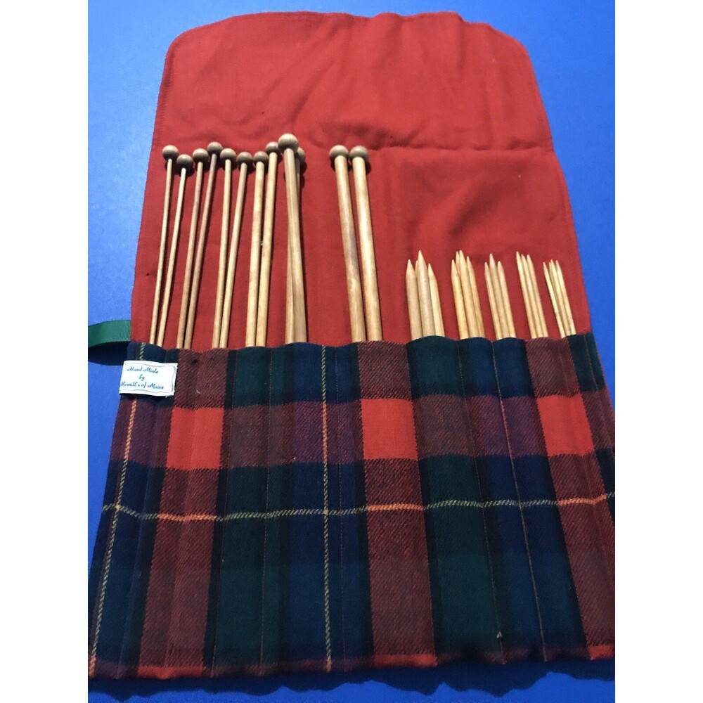 vintage Wooden Niddle Set